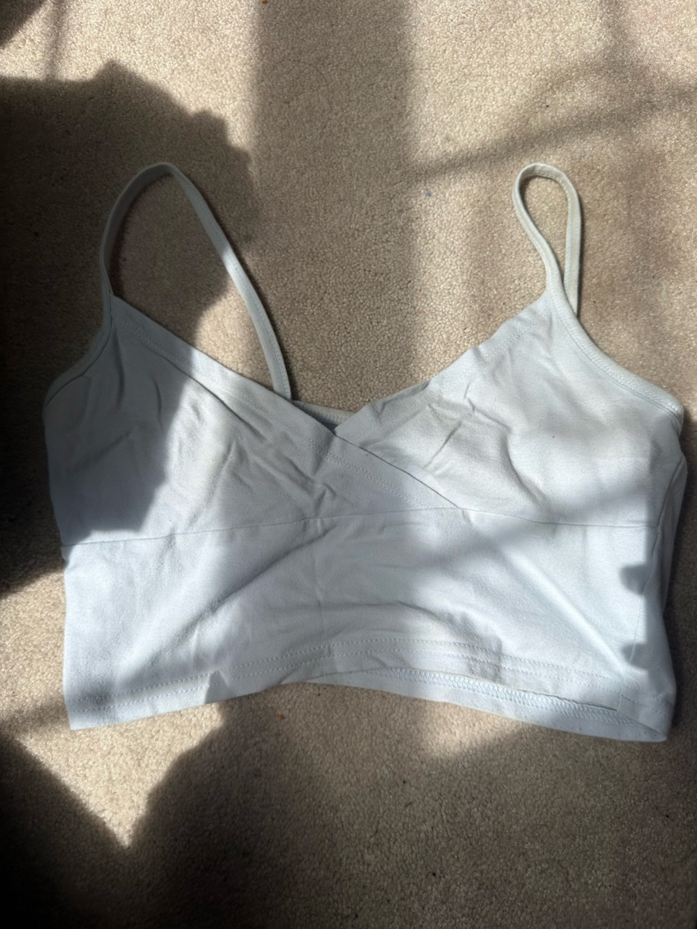 Light Blue Seamless Tank Top